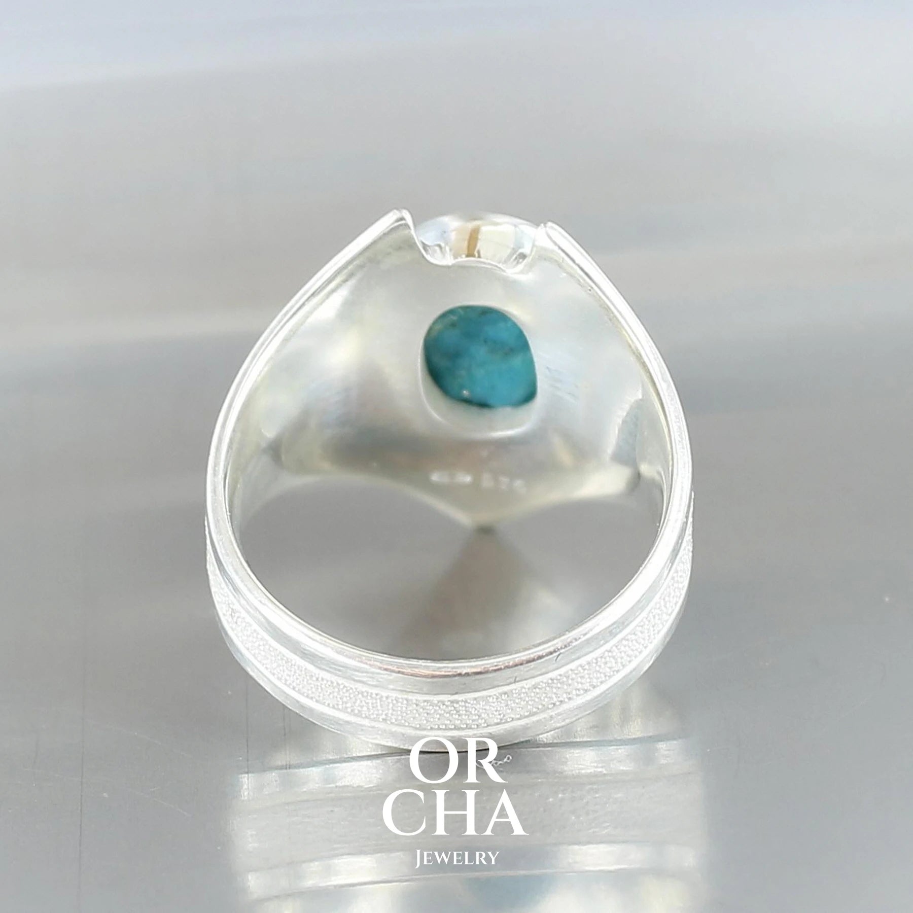 Bague en argent avec Turquoise - Bastet