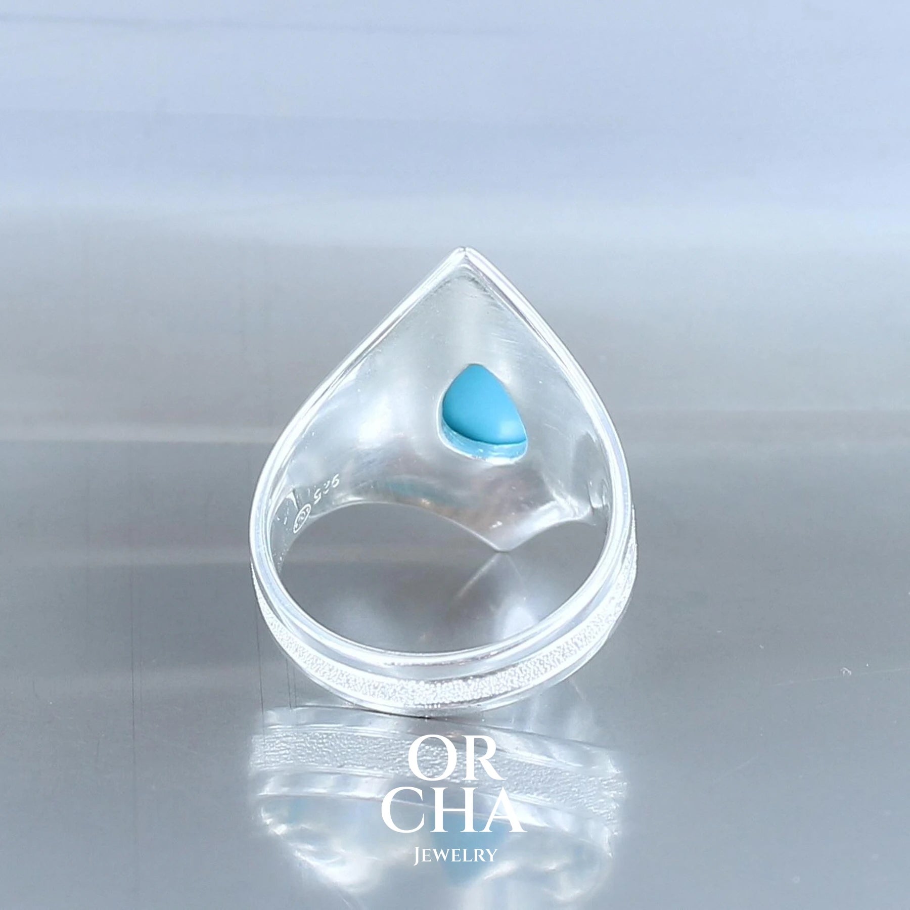 Bague en argent avec Turquoise - Elven