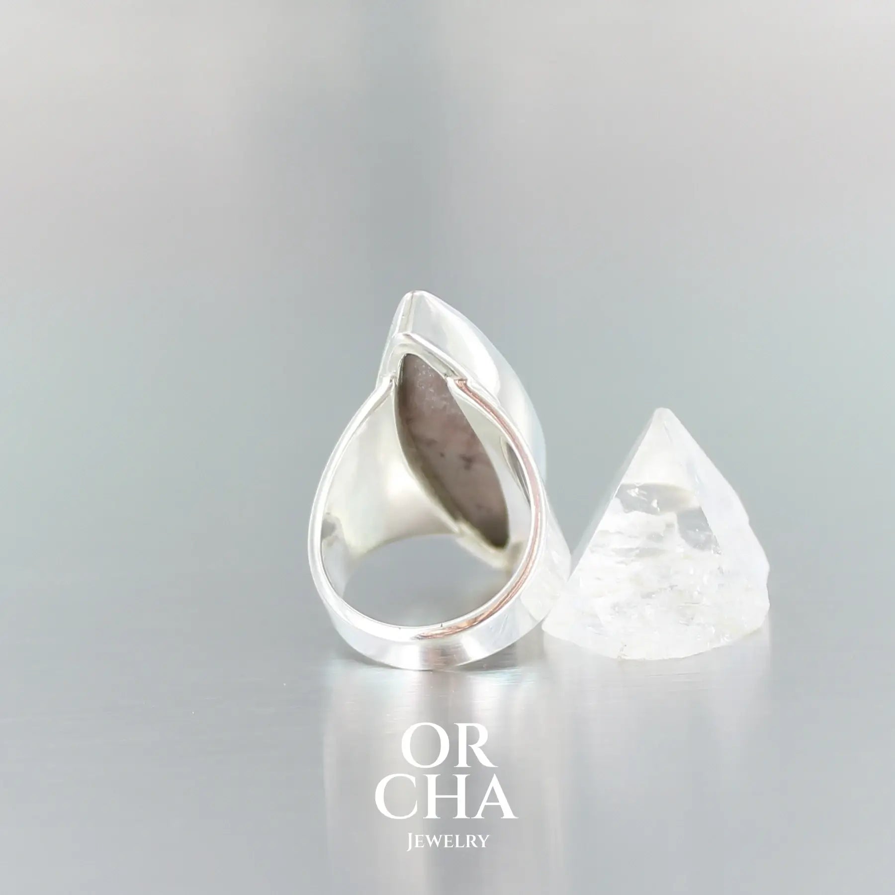 Bague en argent avec Cobaltocalcite - Orcha