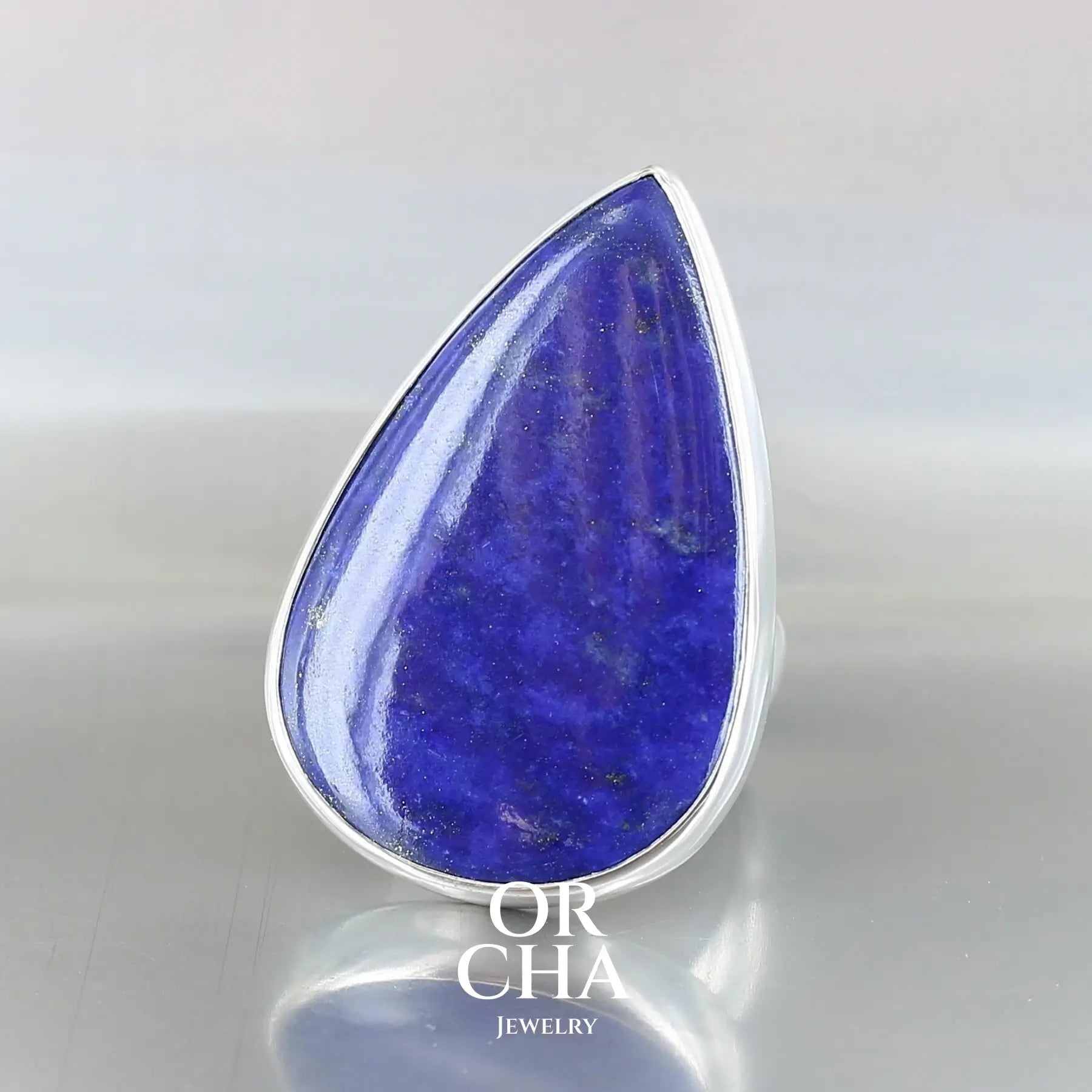 Bague en argent avec Lapis Lazuli - Essential