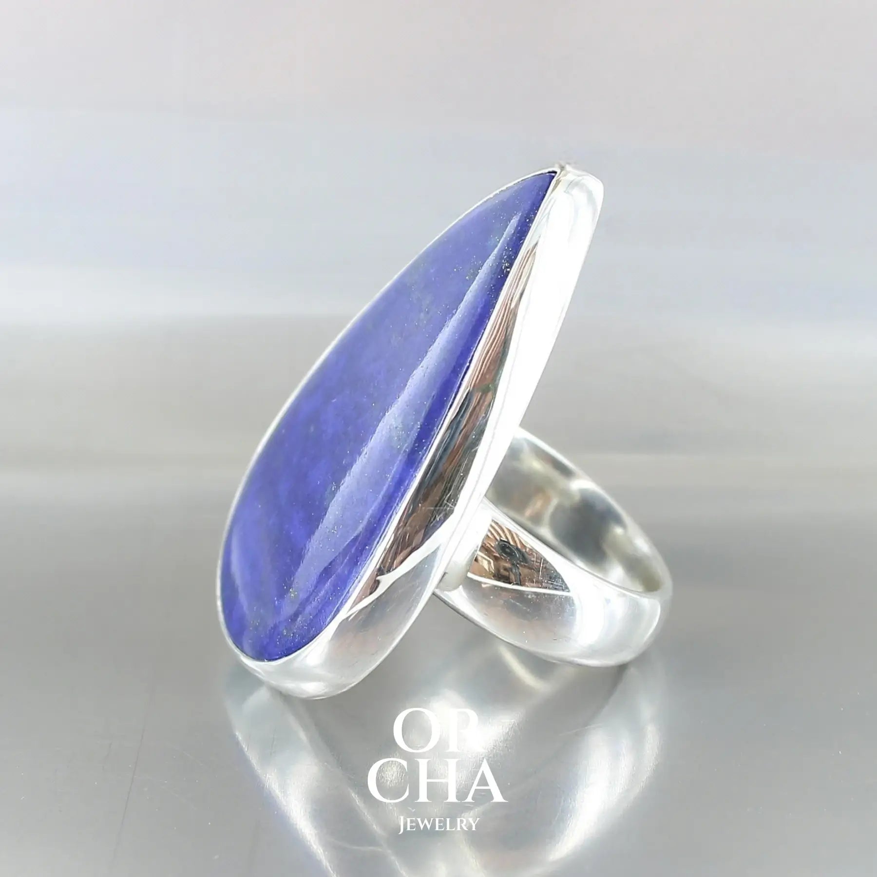 Bague en argent avec Lapis Lazuli - Essential