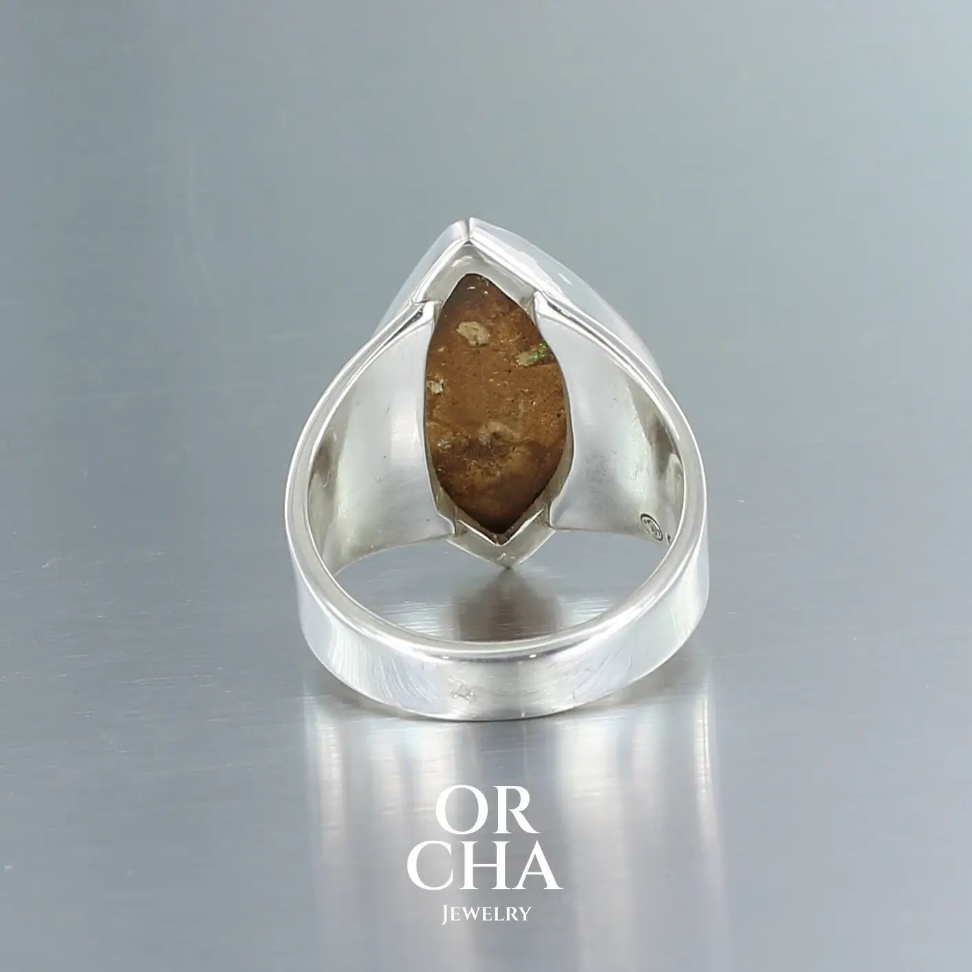 Bague en argent avec opale - Orcha
