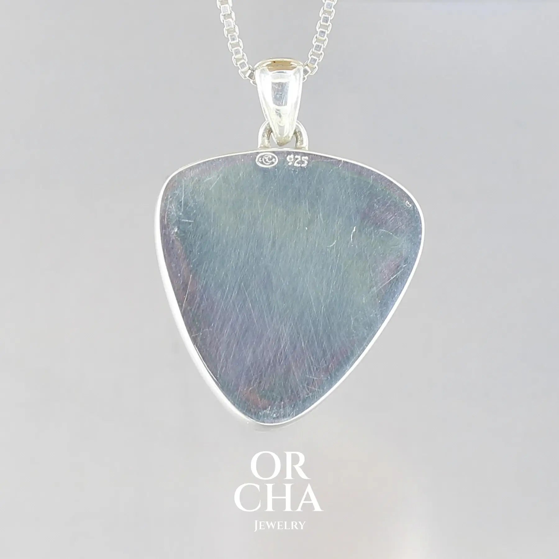 Pendentif en argent avec Citrine - Orcha