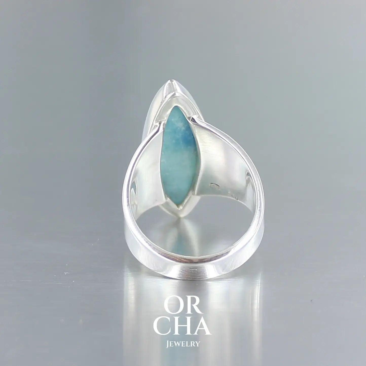 Bague en argent avec Afghanite - Orcha