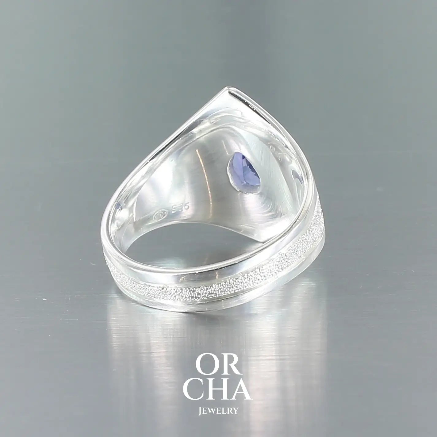 Bague en argent avec Tanzanite - Elven