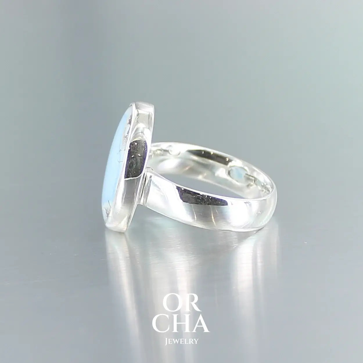 Bague en argent avec Turquoise Golden Hill - Essential