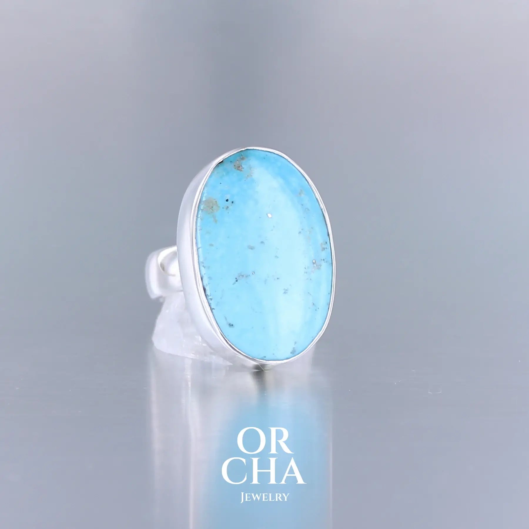 Bague en argent avec Turquoise perse - Essential