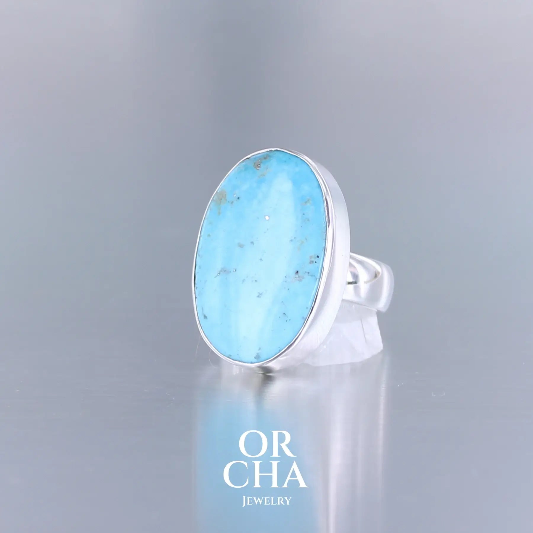 Bague en argent avec Turquoise perse - Essential