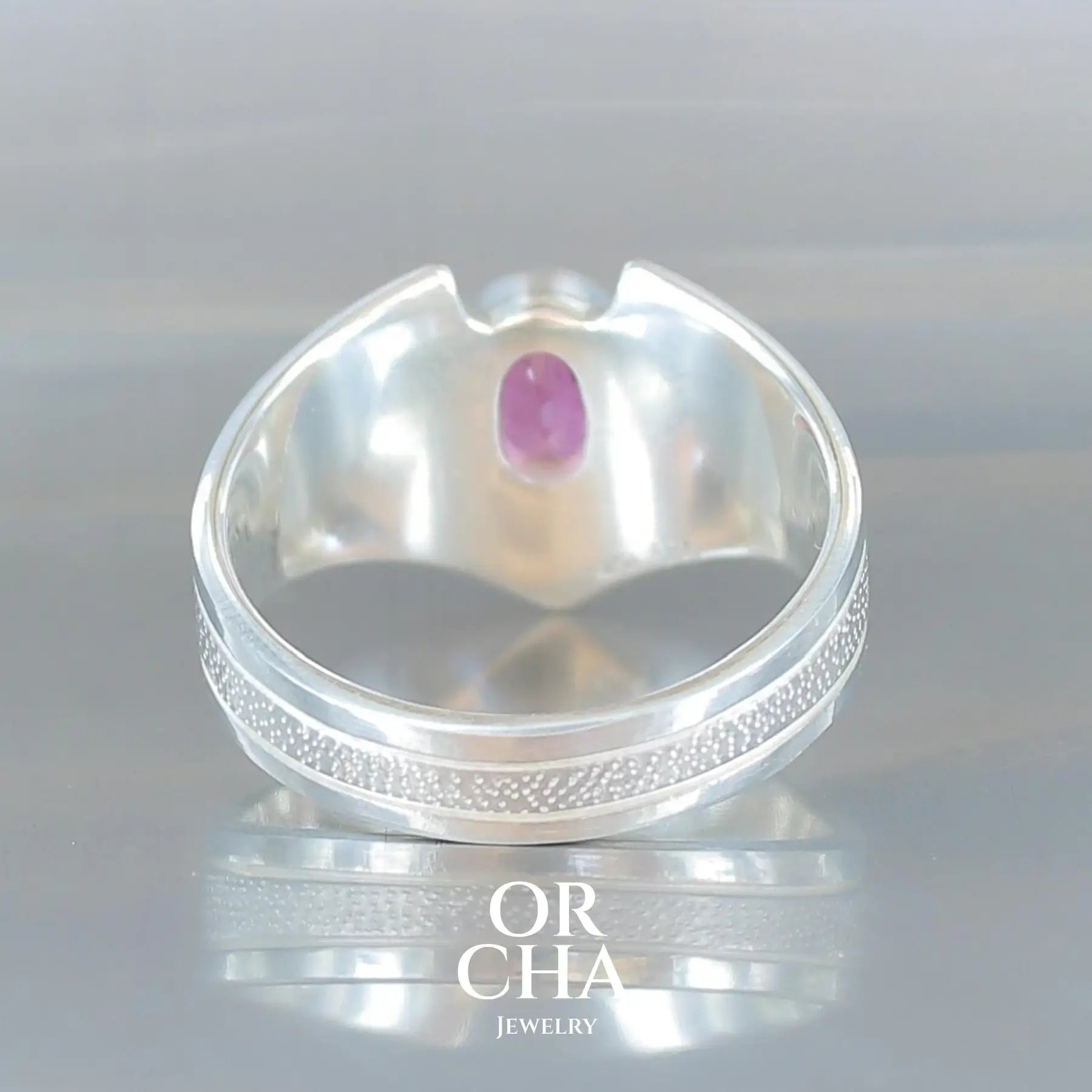 Bague en argent avec Tourmaline - Bastet