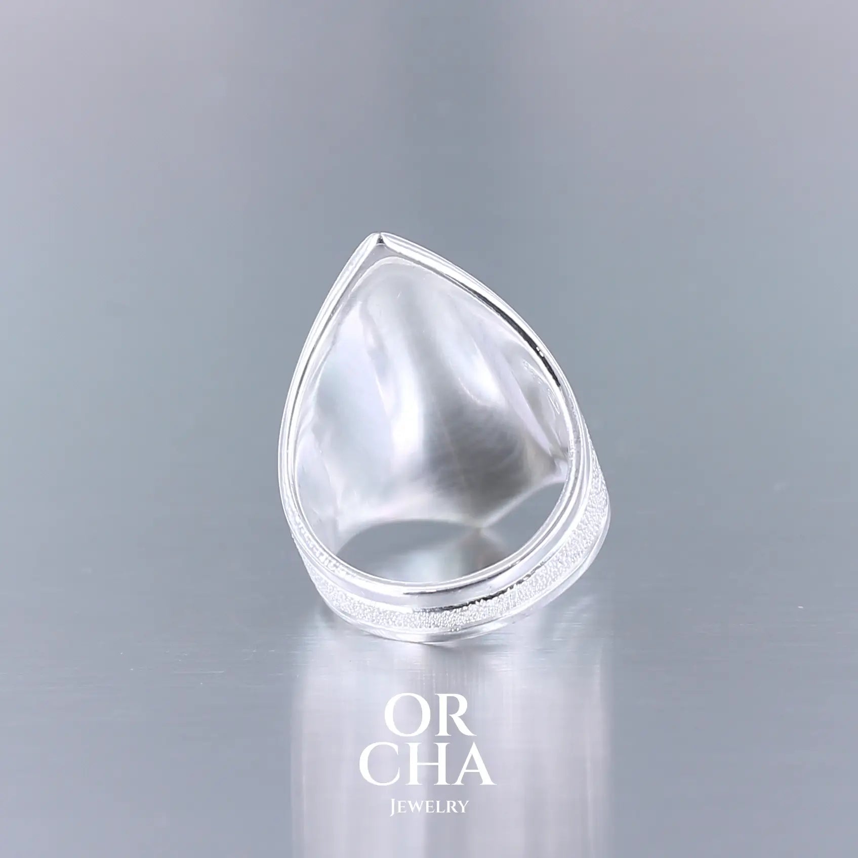 Bague en argent avec Topaze bleue - Elven