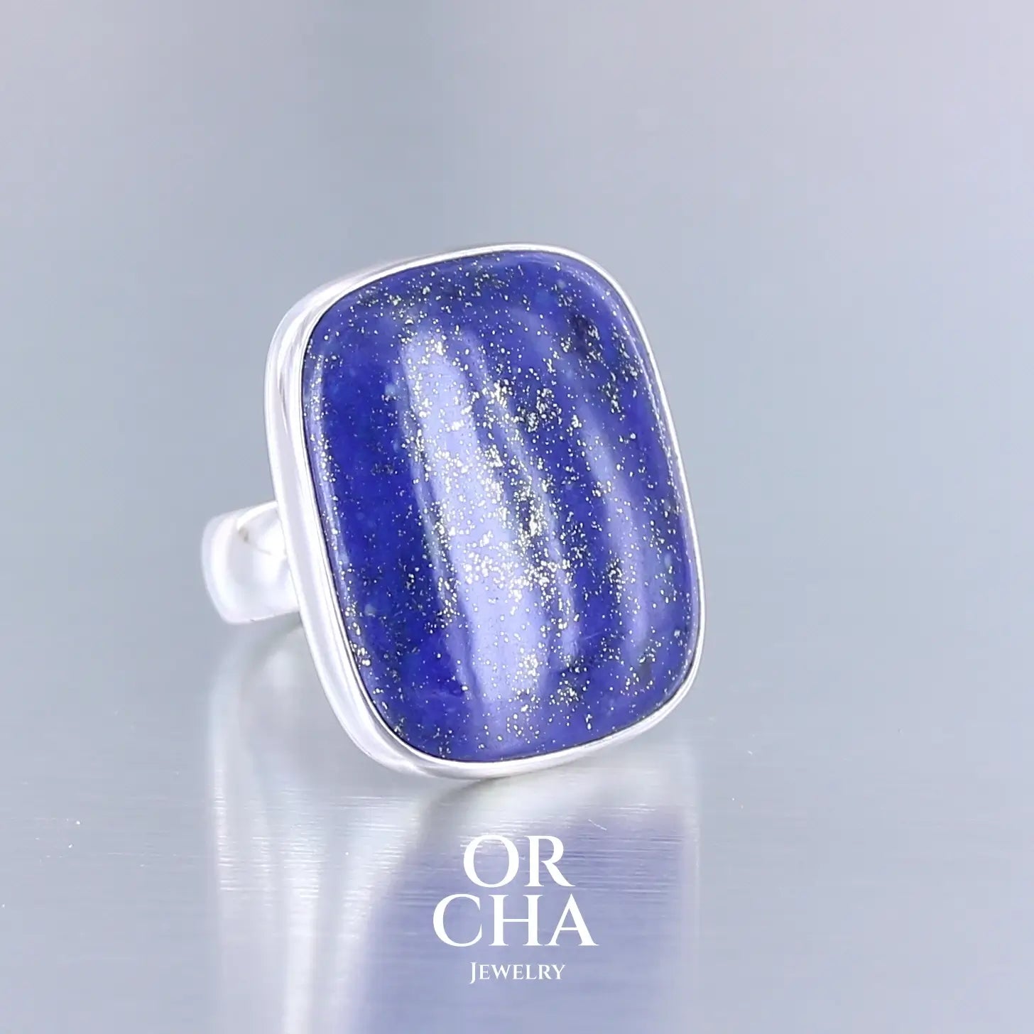 Bague en argent avec Lapis Lazuli - Essential