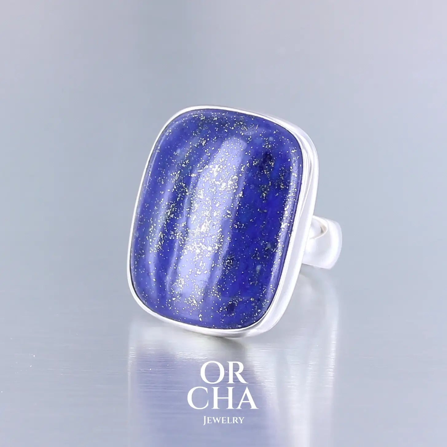 Bague en argent avec Lapis Lazuli - Essential