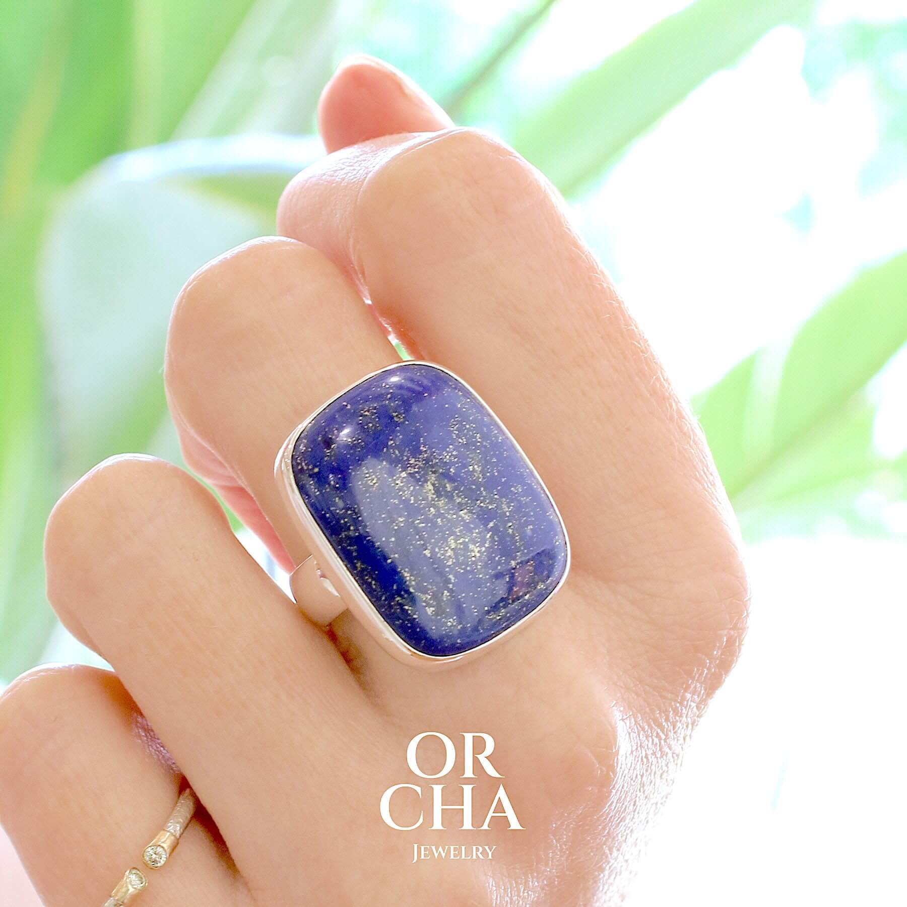 Bague en argent avec Lapis Lazuli - Essential