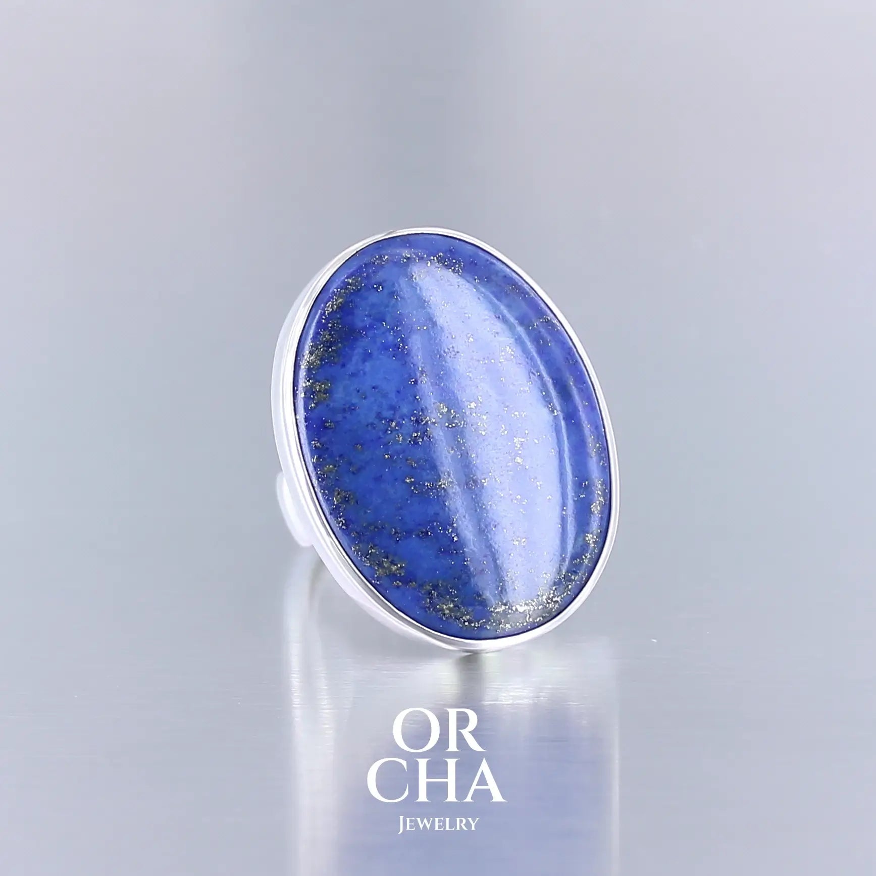 Bague en argent avec Lapis Lazuli - Essential