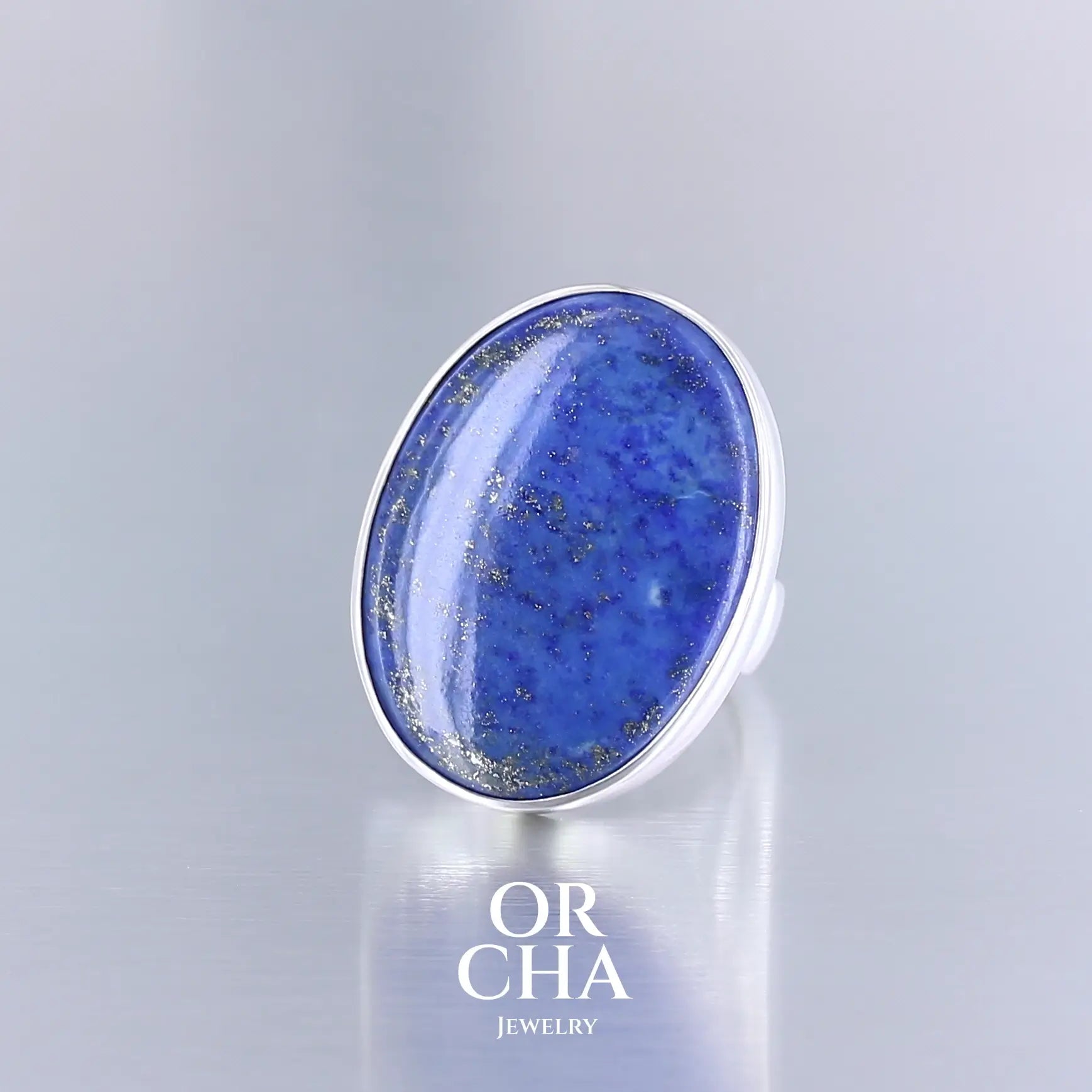 Bague en argent avec Lapis Lazuli - Essential
