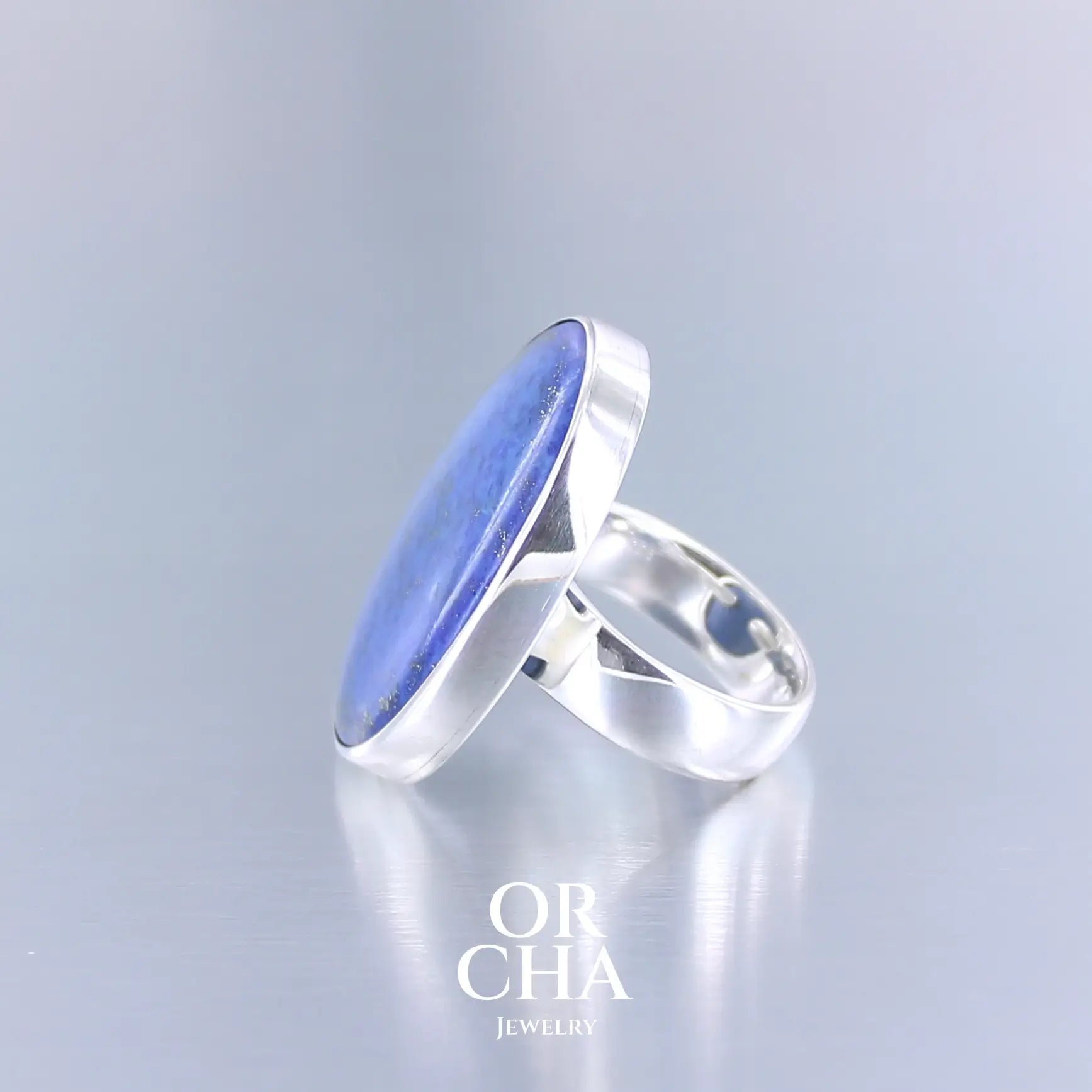 Bague en argent avec Lapis Lazuli - Essential