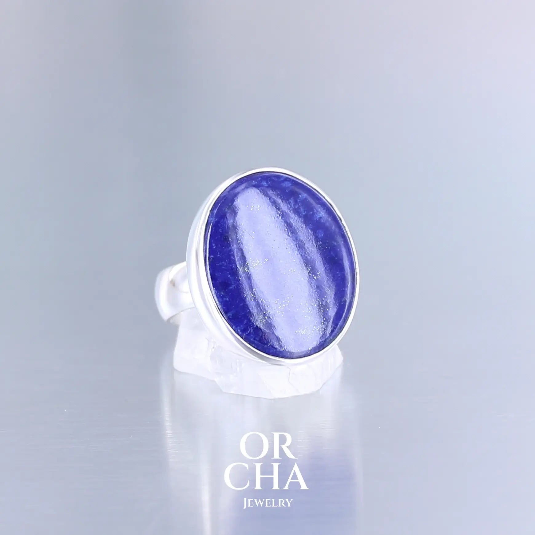 Bague en argent avec Lapis Lazuli - Essential