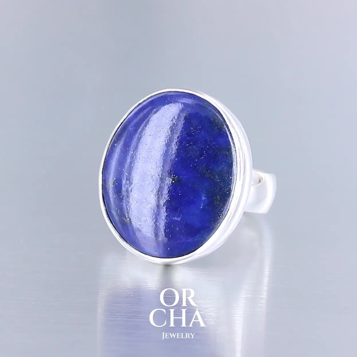 Bague en argent avec Lapis Lazuli - Essential