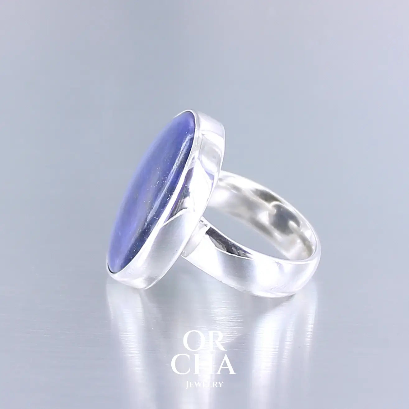 Bague en argent avec Lapis Lazuli - Essential