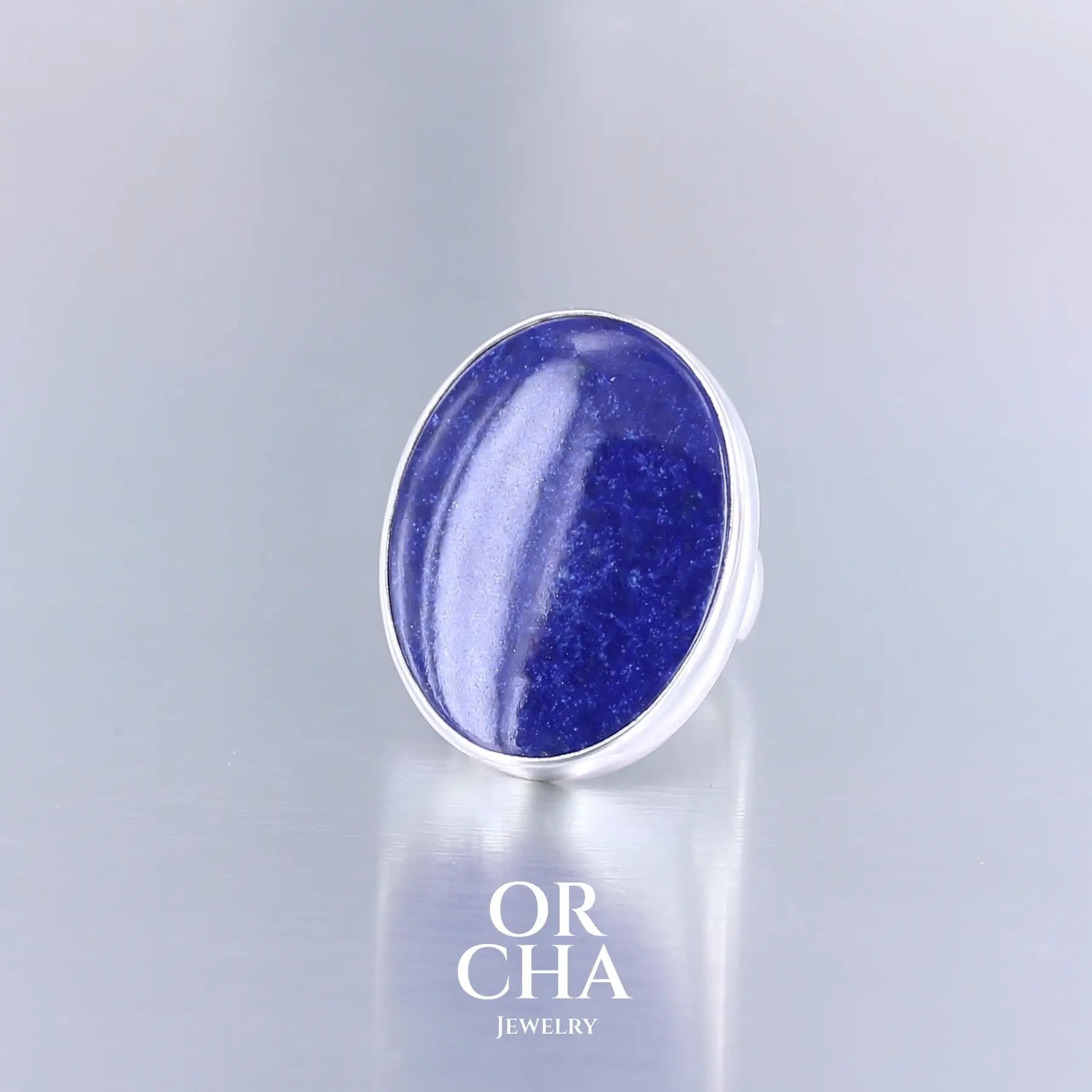Bague en argent avec Lapis Lazuli - Essential