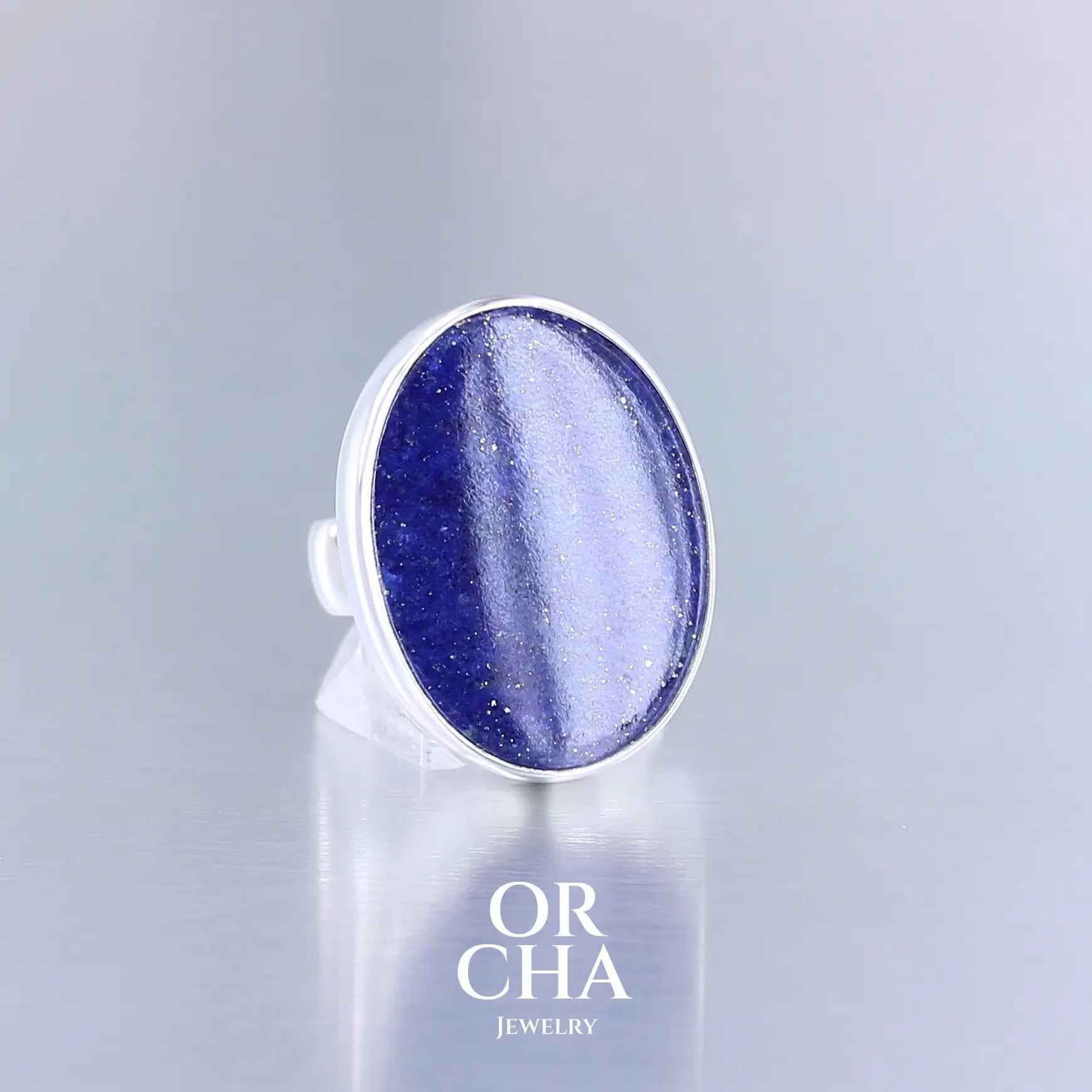 Bague en argent avec Lapis Lazuli - Essential