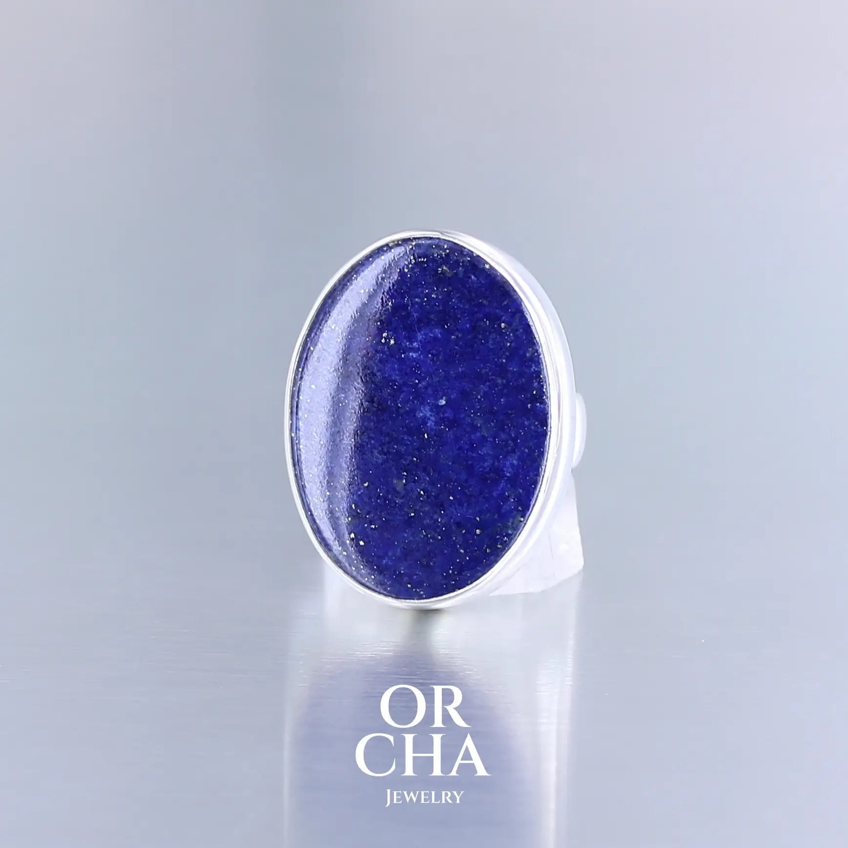 Bague en argent avec Lapis Lazuli - Essential