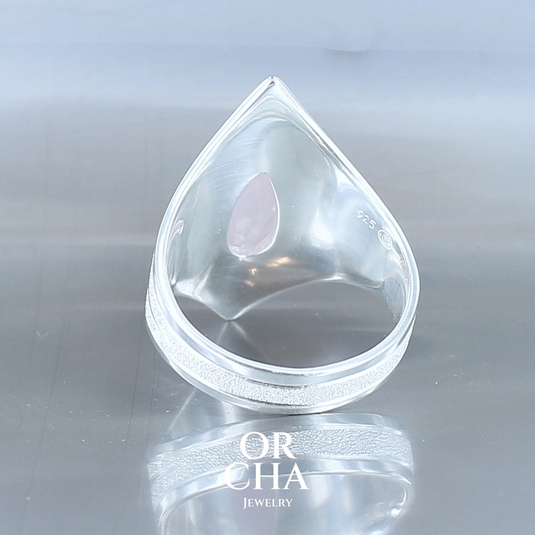 Bague en argent avec Morganite - Elven