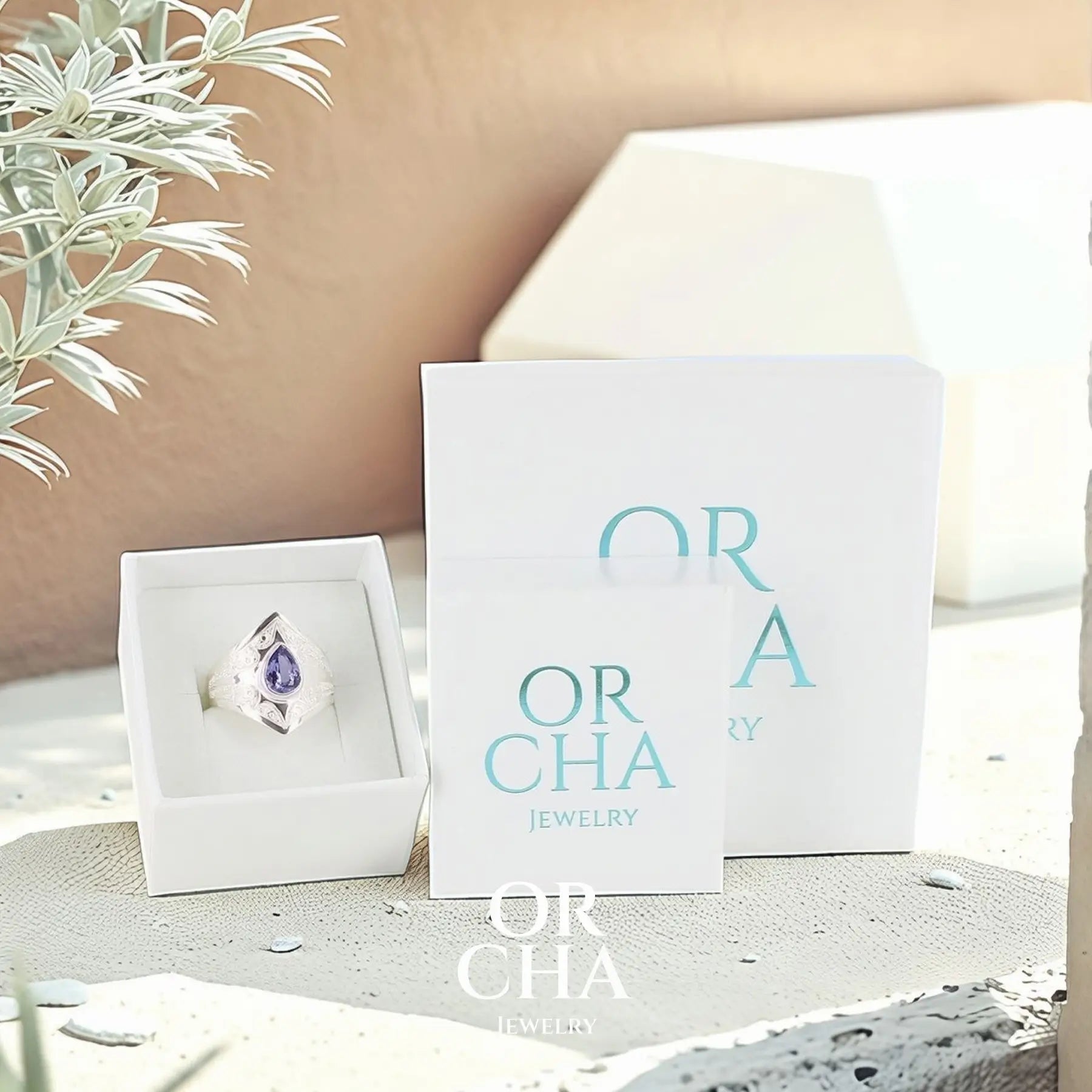 Bague en argent avec opale - Essential