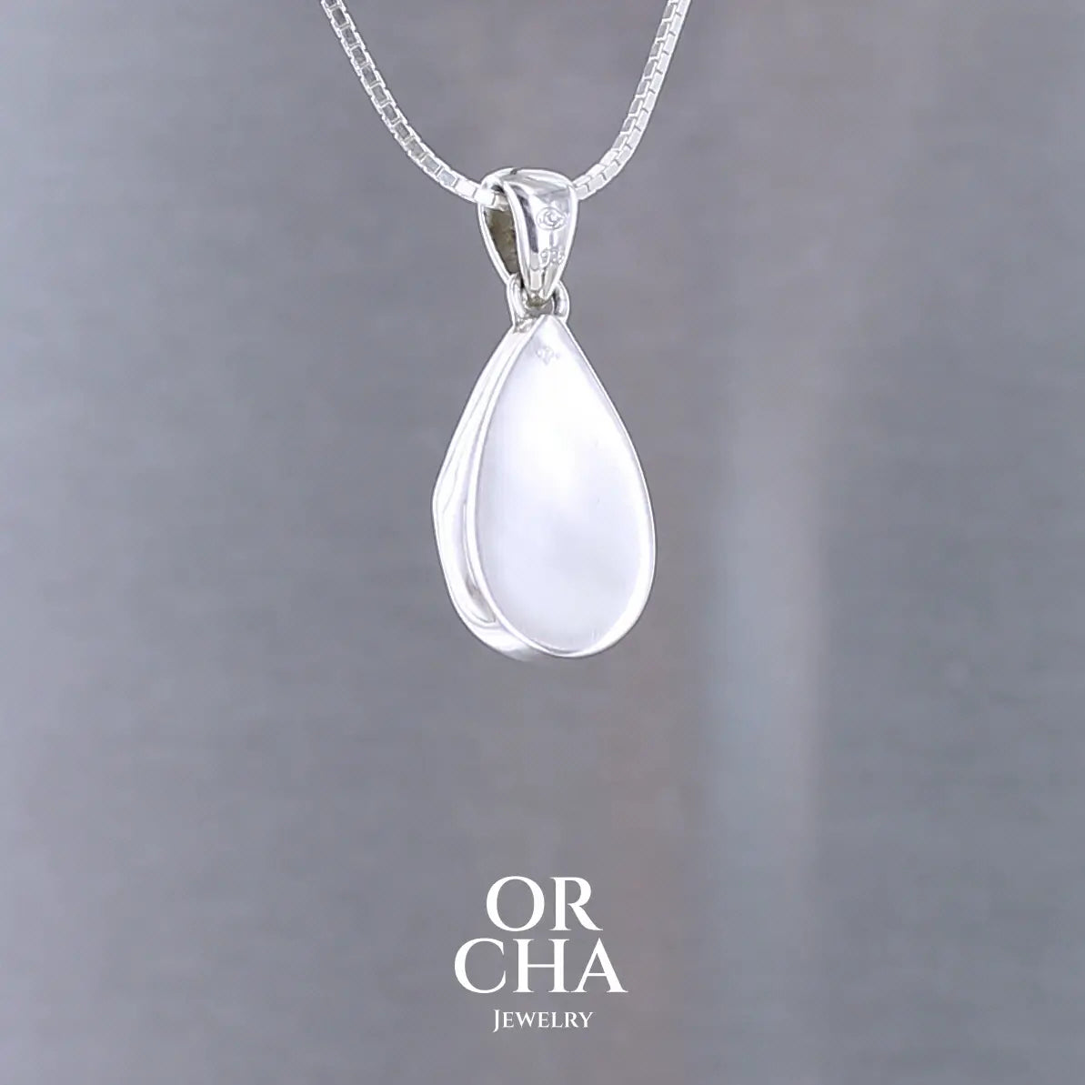 Pendentif argent avec Topaze bleue - Orcha