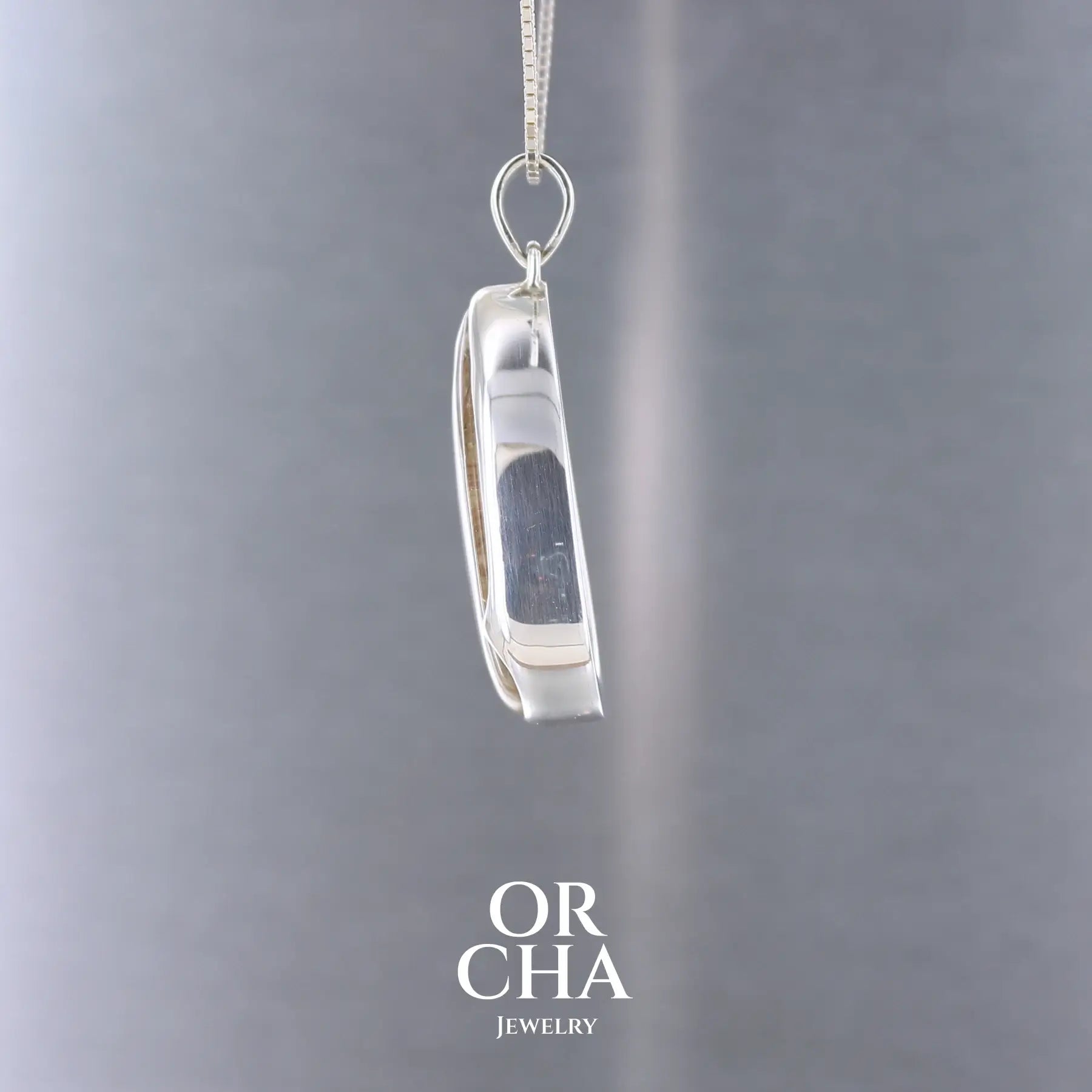 Pendentif en argent avec Quartz rutile - Orcha