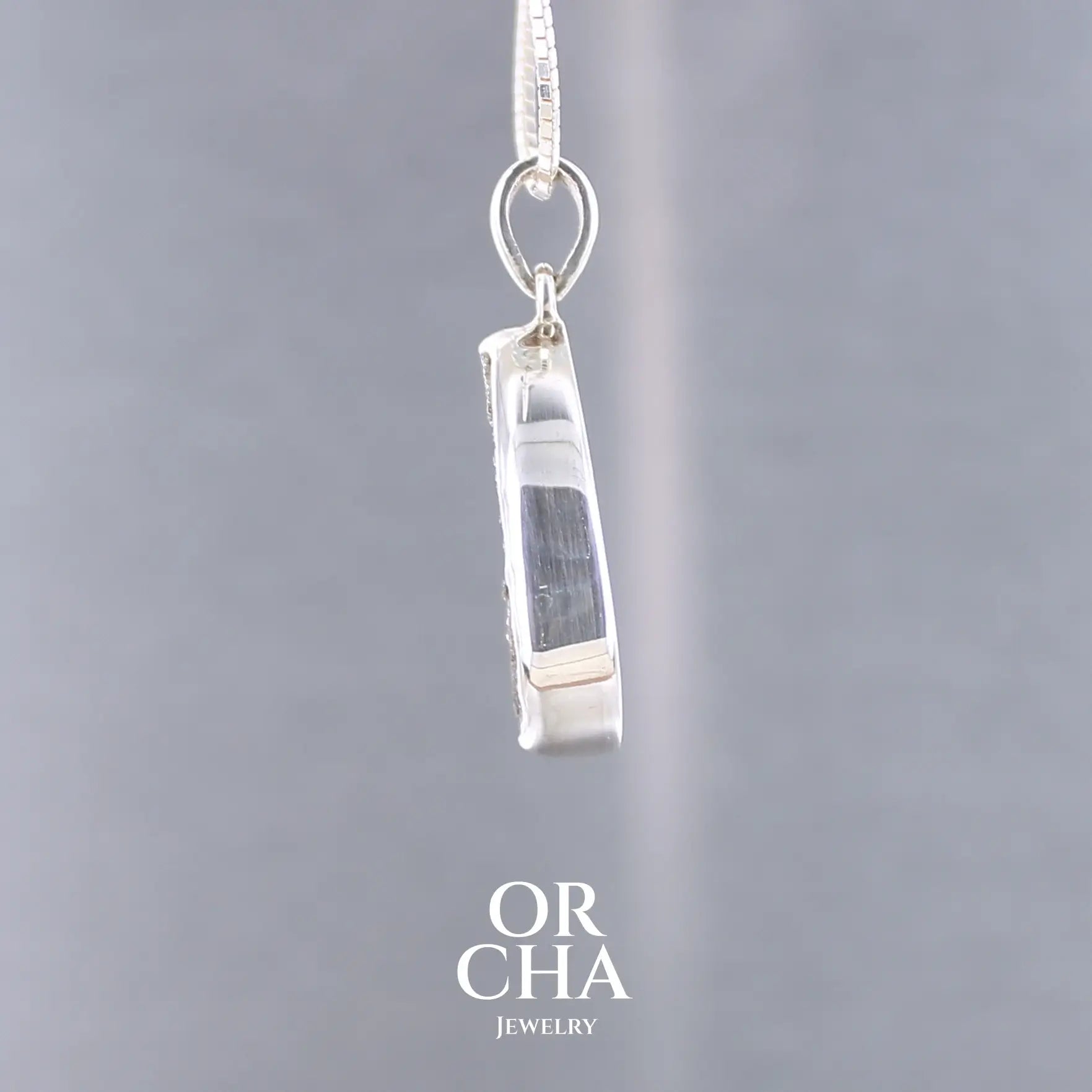 Pendentif en argent avec pyrite brute - Essential