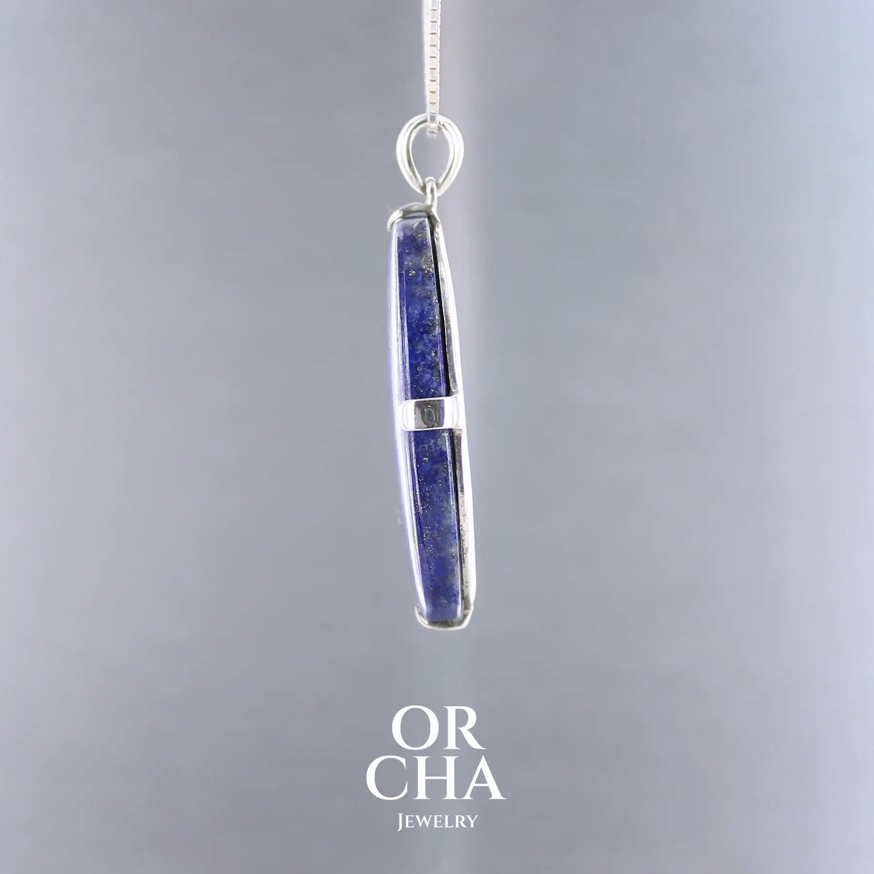Pendentif en argent avec Lapis lazuli - Essential