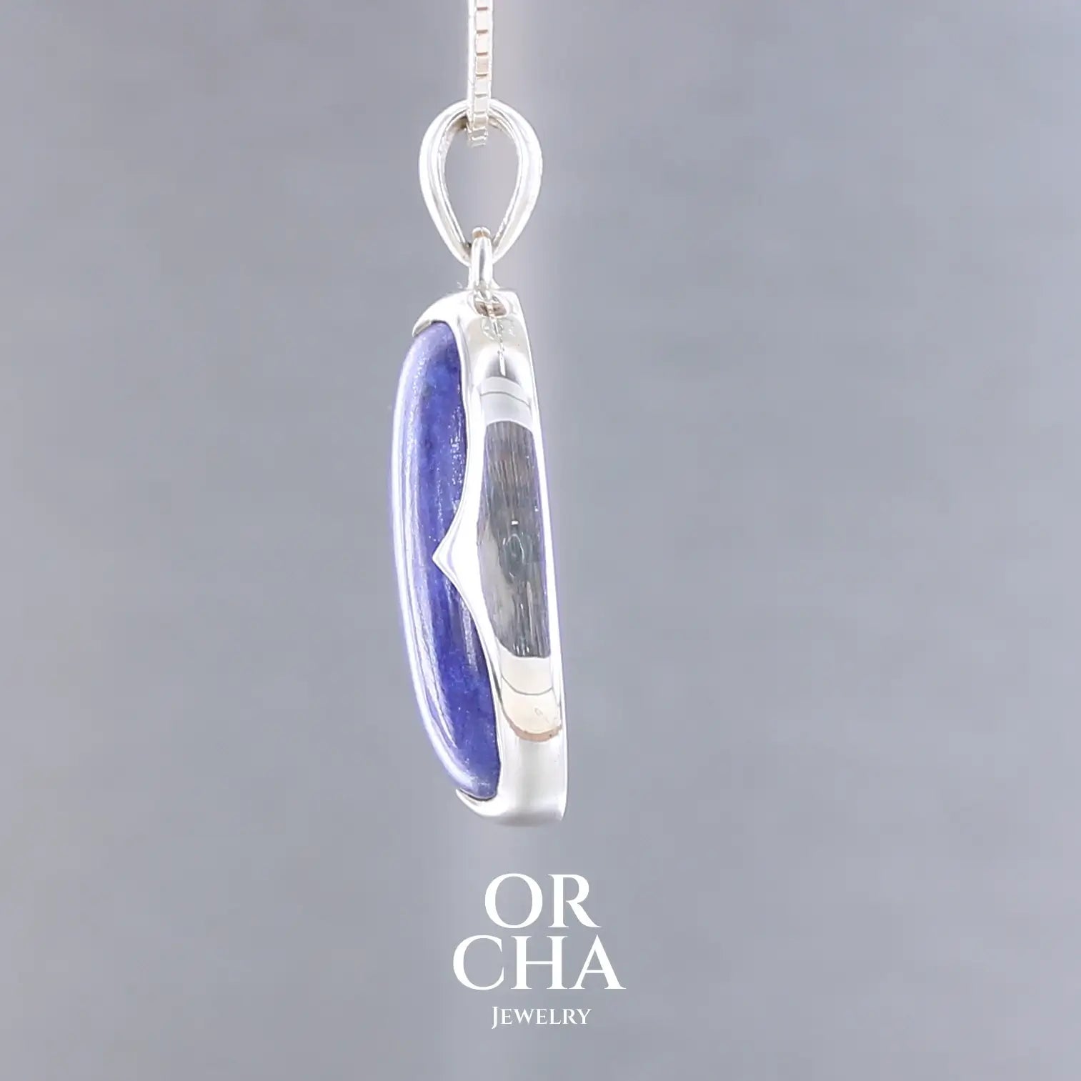 Pendentif en argent avec Lapis lazuli - Orcha