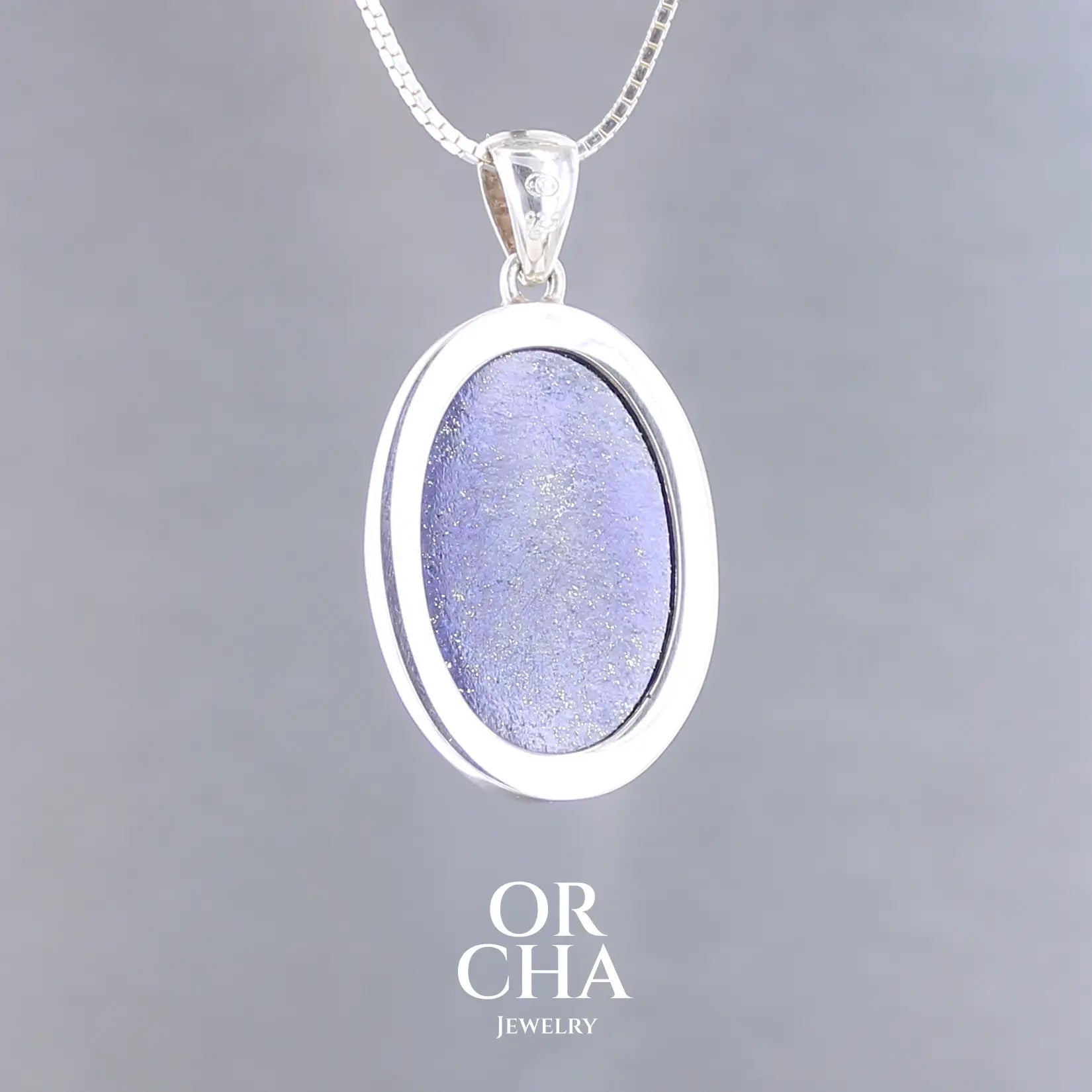 Pendentif en argent avec Lapis lazuli - Orcha