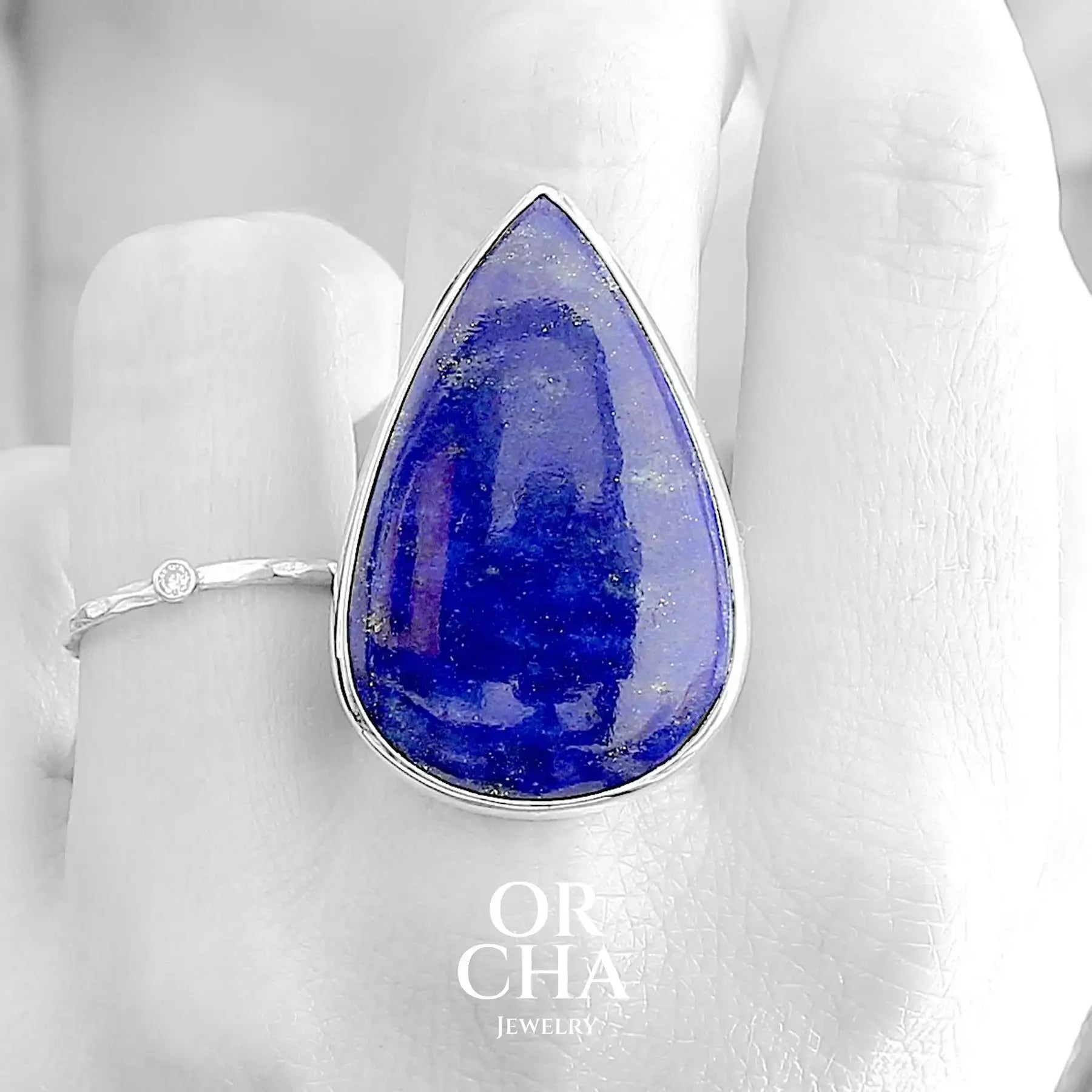 Bague en argent avec Lapis Lazuli - Essential