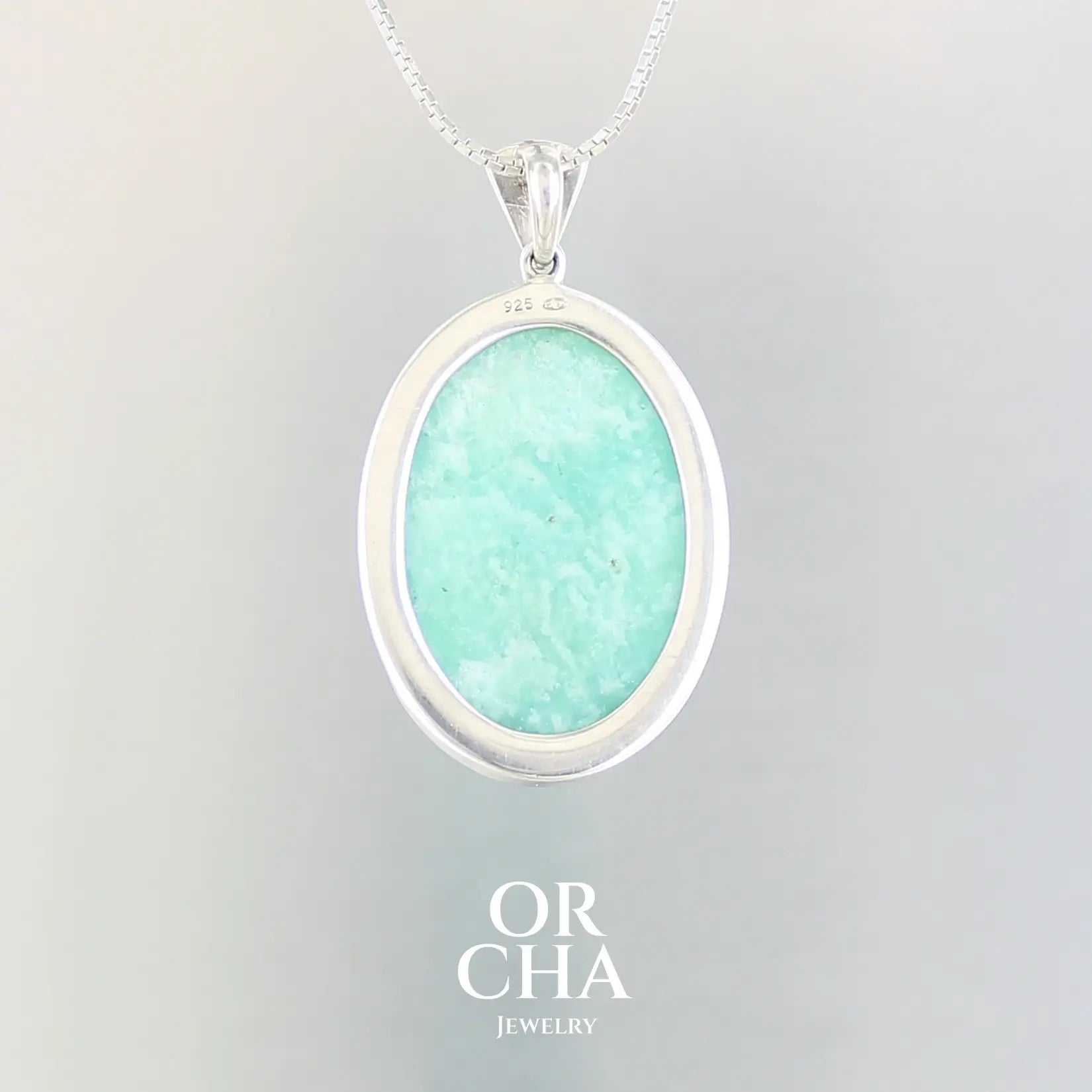 Pendentif chat avec Amazonite - Sauvage