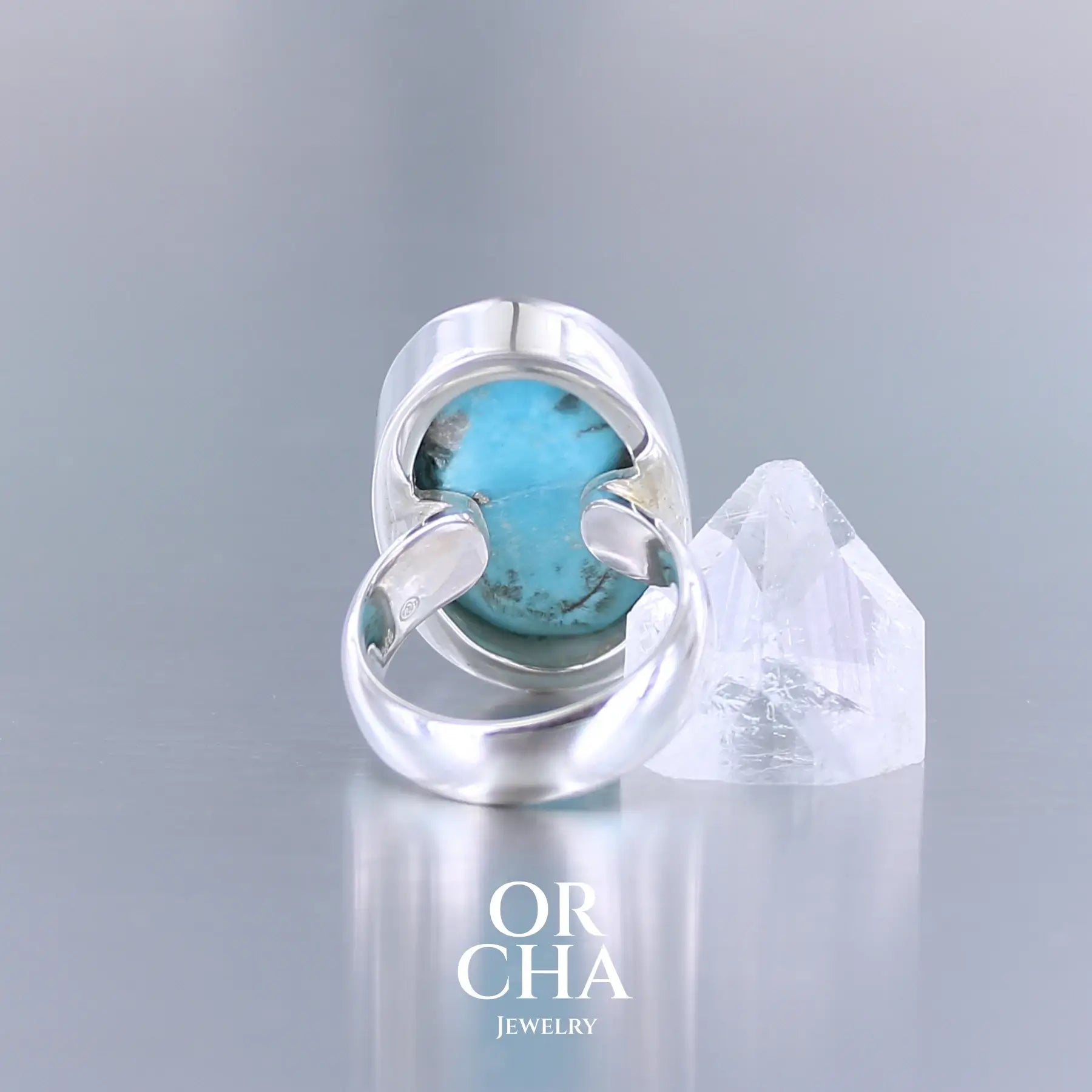 Bague en argent avec Turquoise perse - Essential