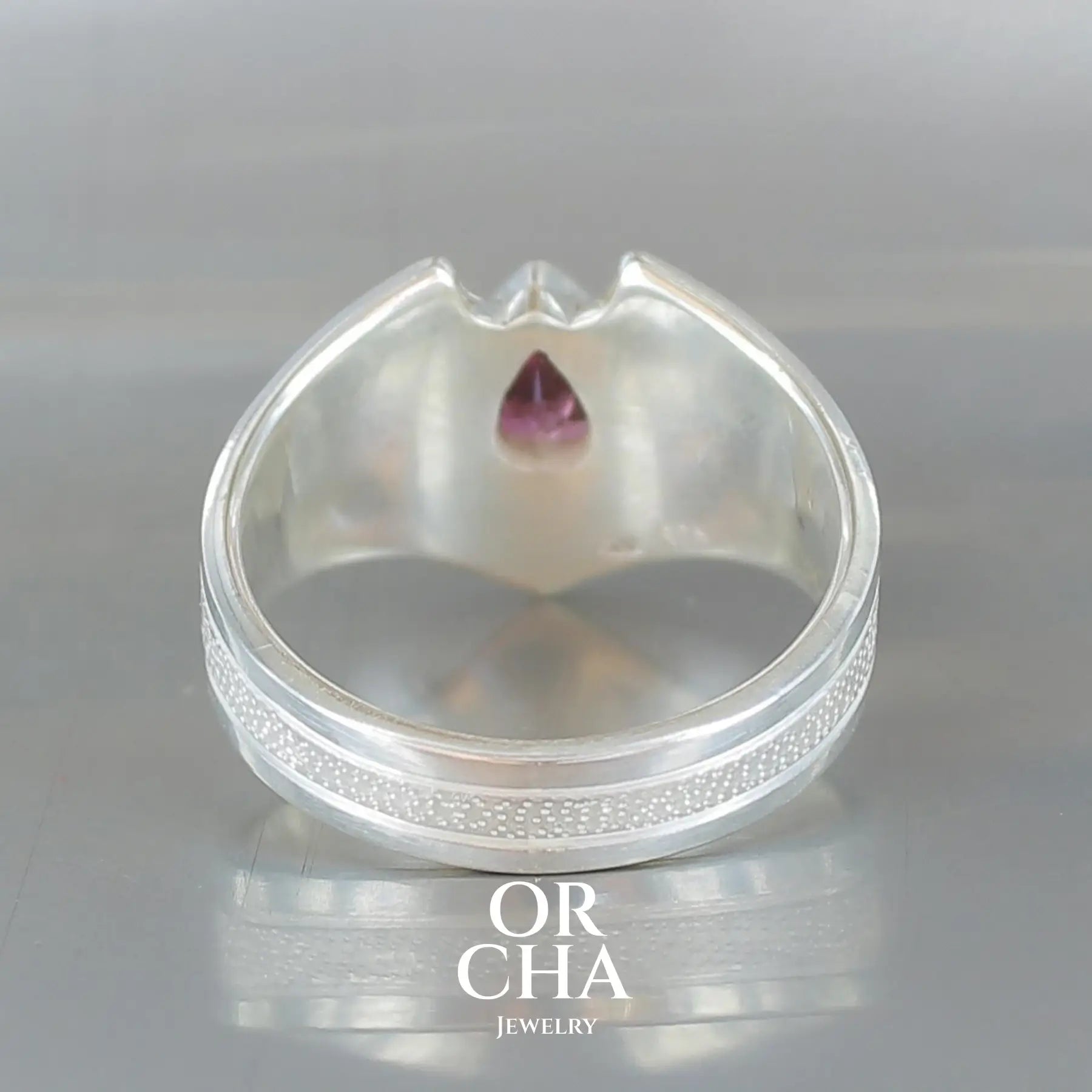 Bague en argent avec Tourmaline - Bastet