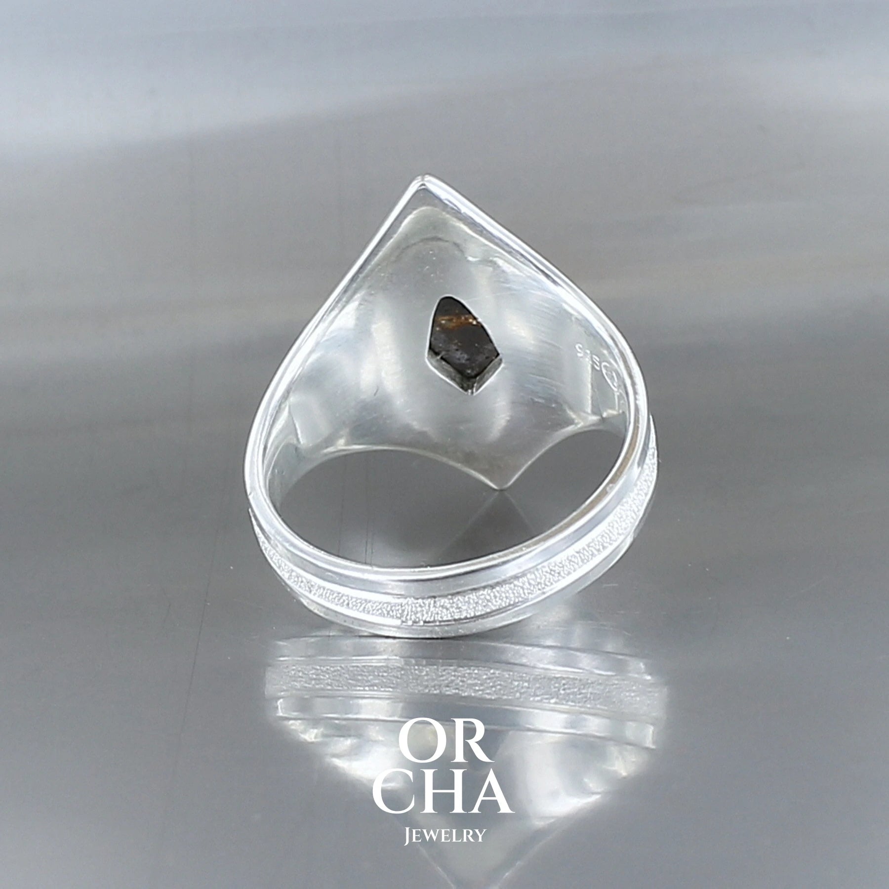 Silver ring with Opal - Elven