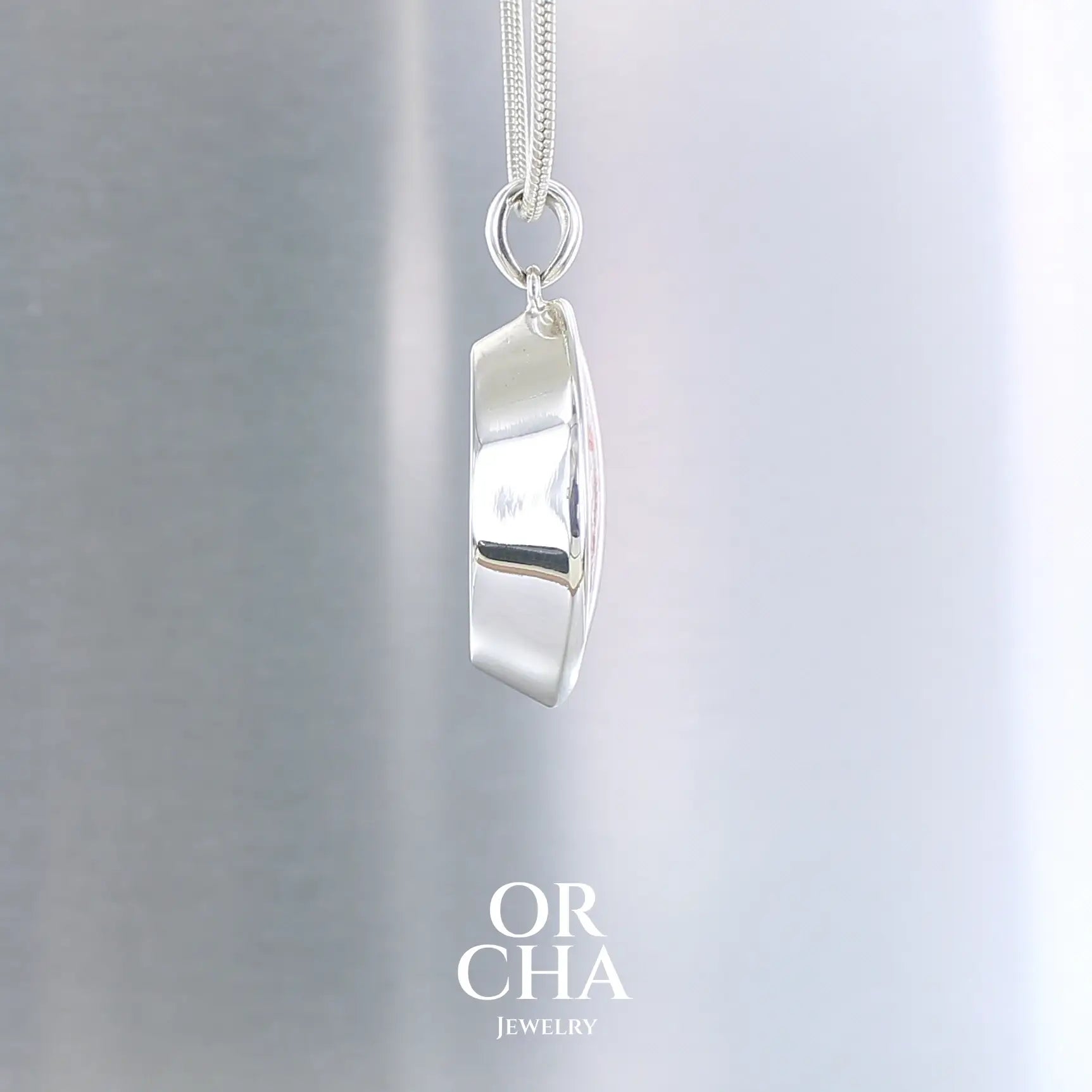 Pendentif en argent avec Quartz Hématoïde - Essential