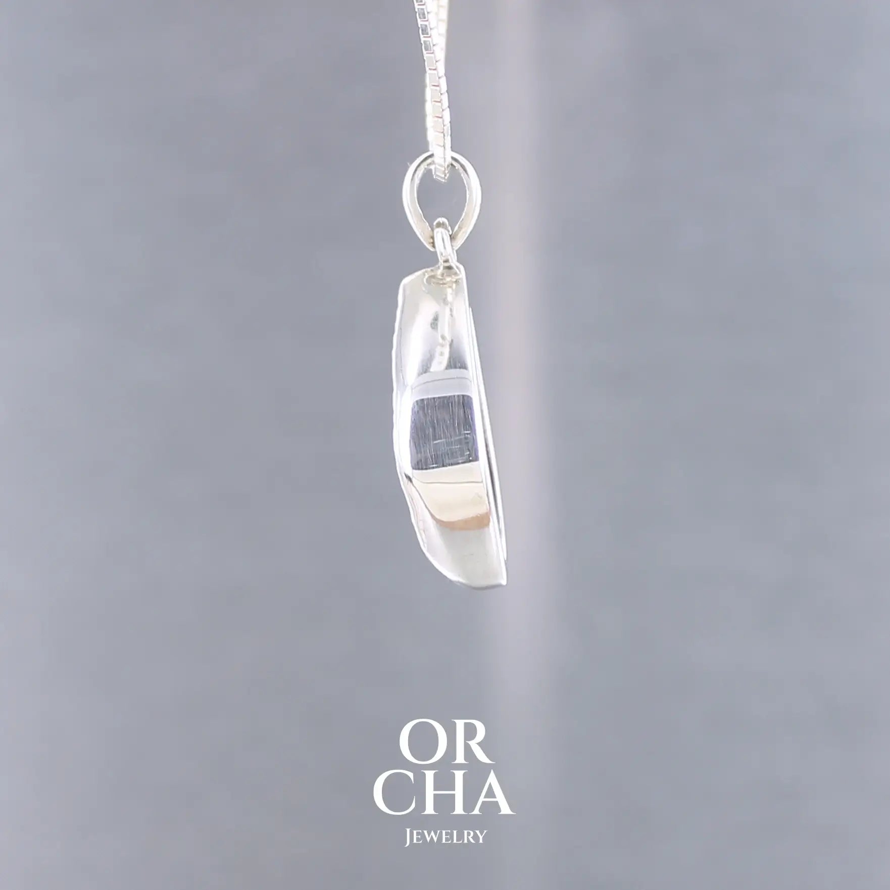 Pendentif en argent avec pyrite brute - Essential